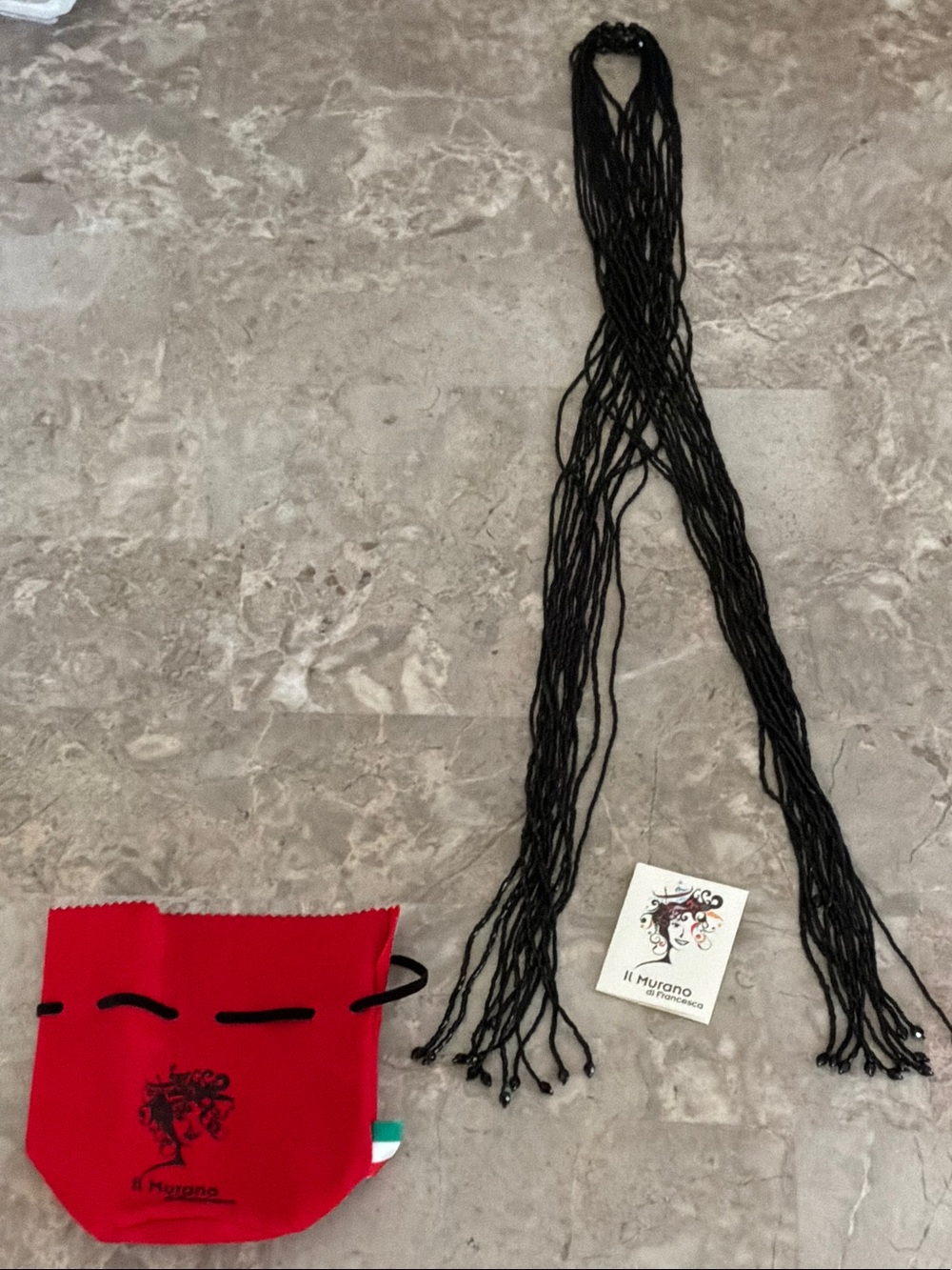 IL MURANO DI FRANCESCA MURANO Bead Necklace Scarf